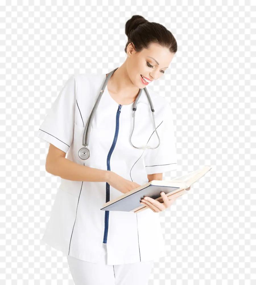 Enfermeira Em Uniforme Branco，Médico PNG