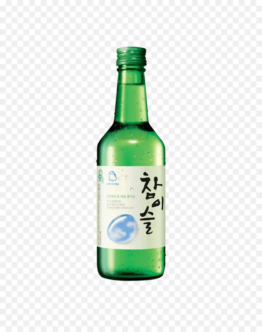 Garrafa Soju，Álcool PNG