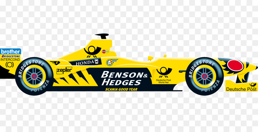 Carro De Corrida Amarelo，Benson E Sebes PNG