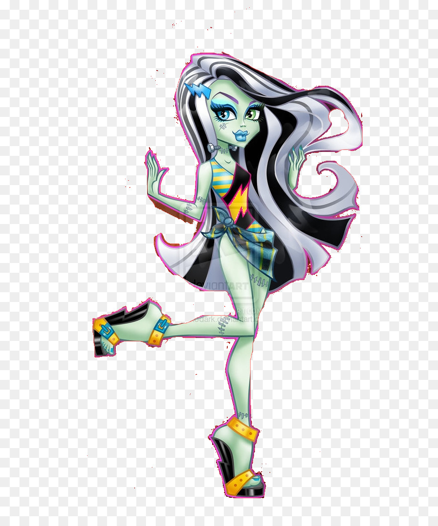 Frankie Stein，Monster High PNG