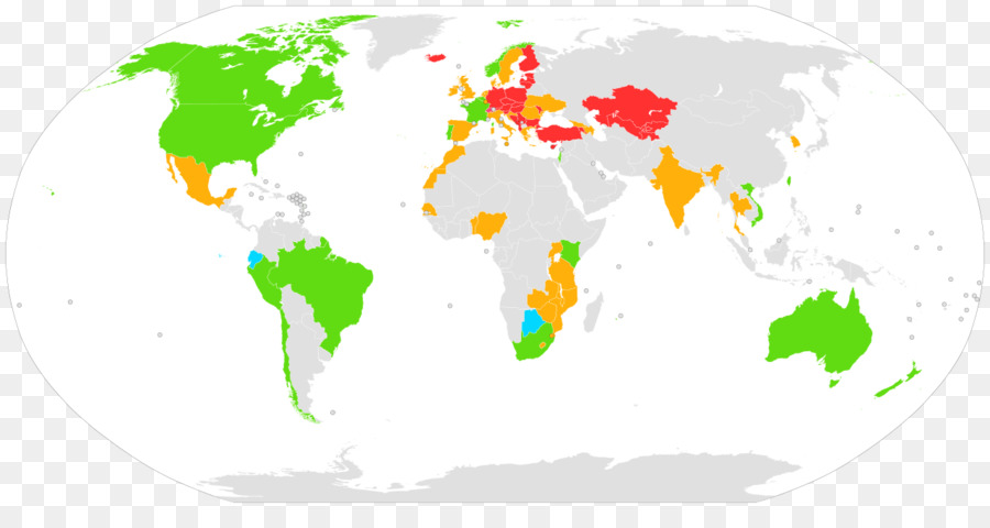 Mapa Mundial，Países PNG