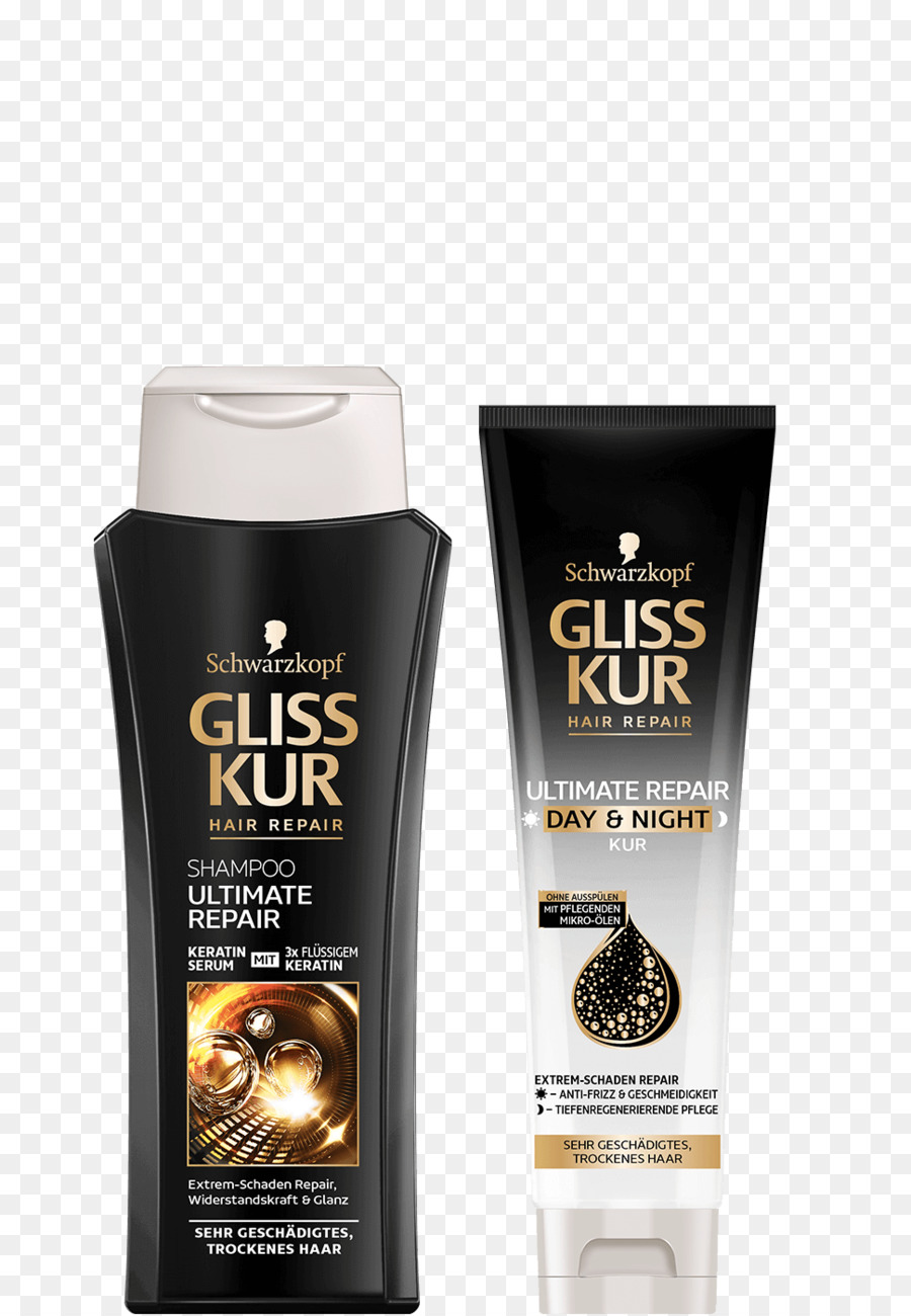 Schwarzkopf Gliss Kur，Reparação De Cabelo PNG