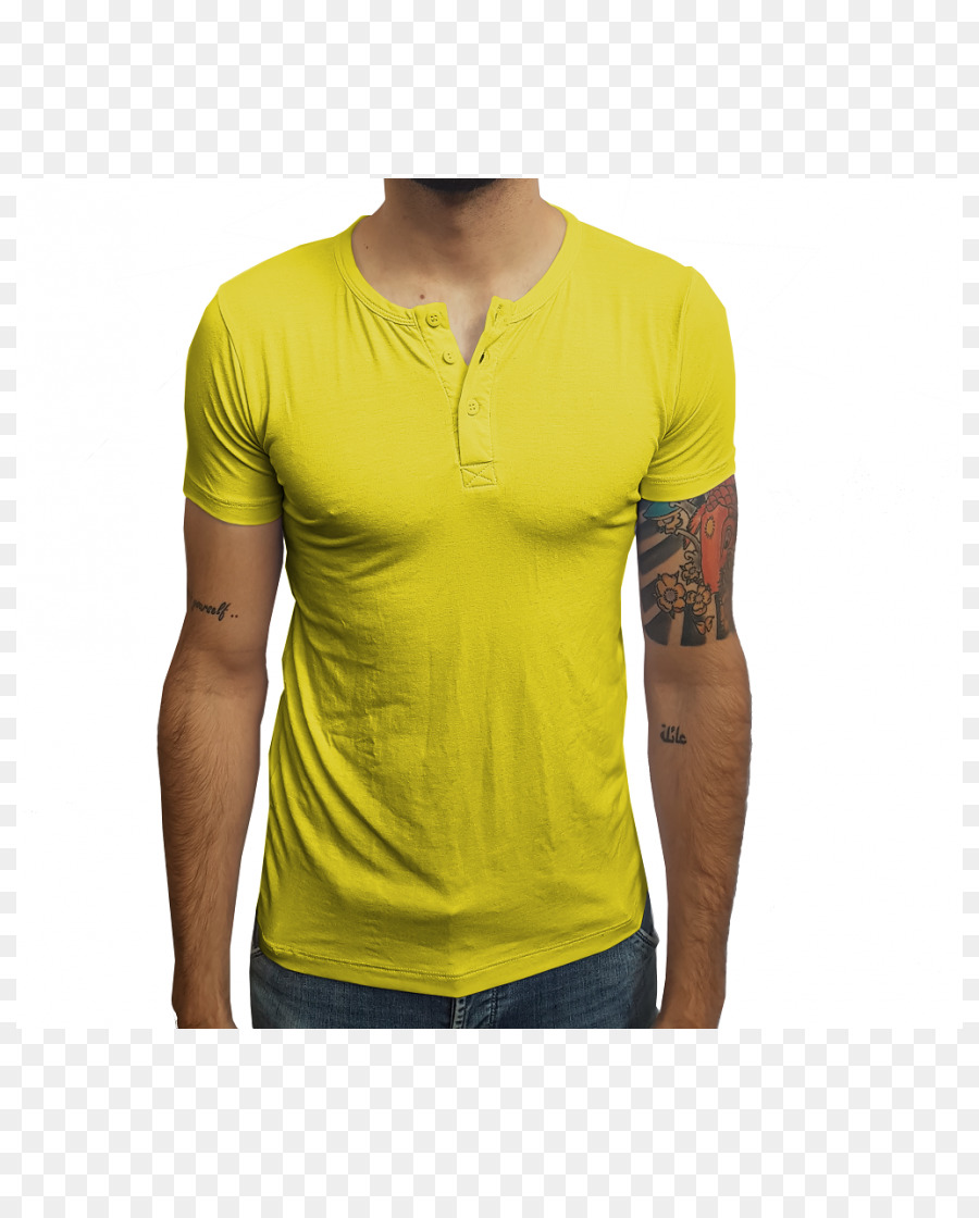 Tshirt，Camisa Henley PNG