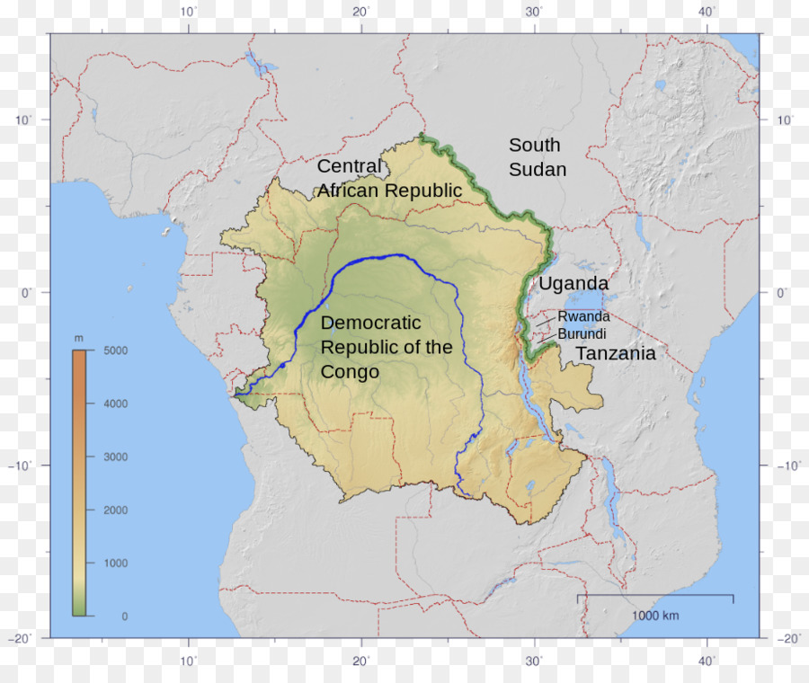 Mapa Do Rio Congo，Geografia PNG