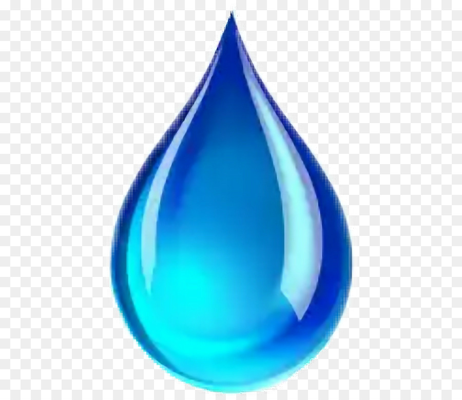 Gota De água Azul，Água PNG