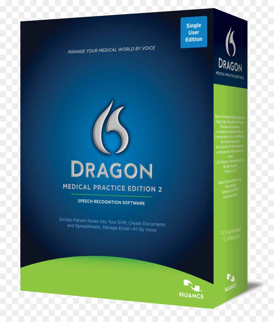 Dragon Naturallyspeaking，A Nuance Communications PNG