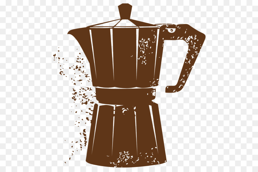 Cafeteira Marrom，Pote Moka PNG