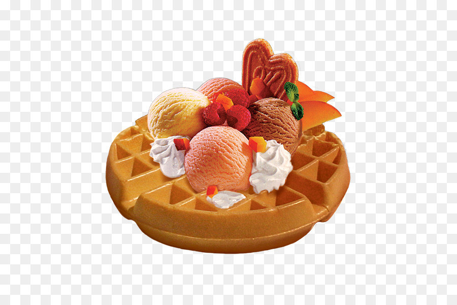 Waffle Belga，Sorvete PNG