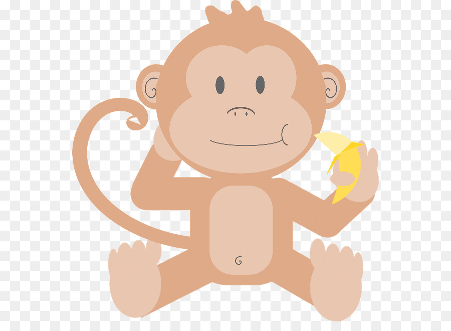 Macaco，Banana PNG