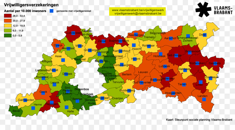 Brabante Flamengo，Mapa PNG