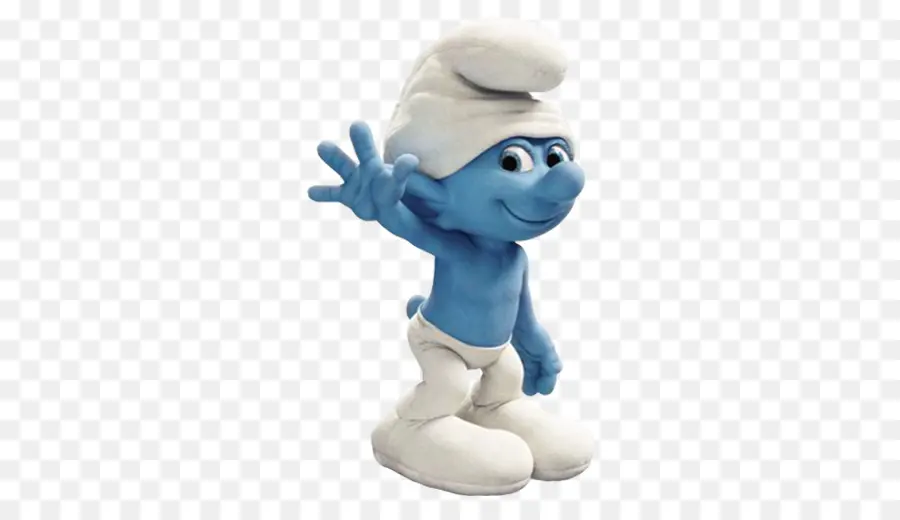 Personagem Smurf，Azul PNG