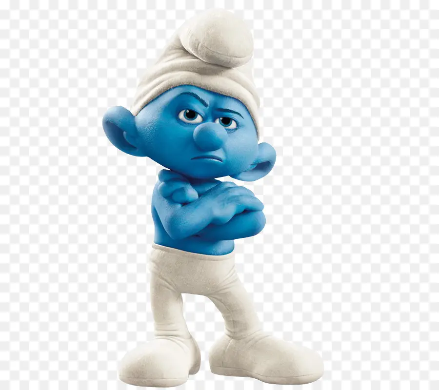 Personagem De Desenho Animado Azul，Smurf PNG