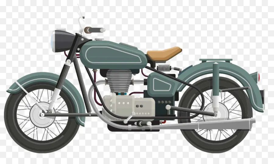 Motocicleta Antiga，Clássico PNG