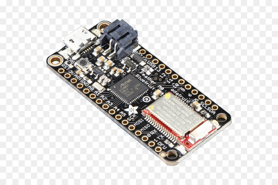 Placa De Circuito Vermelho，Microcontrolador PNG