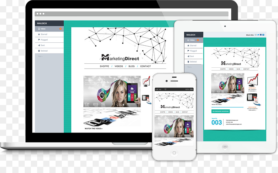 Responsive Web Design，E Mail PNG