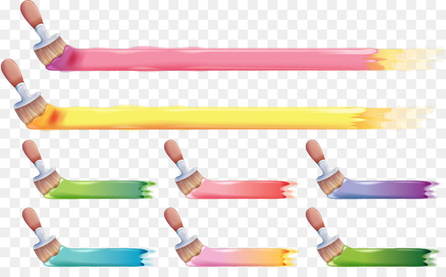 Pincéis，Cores PNG