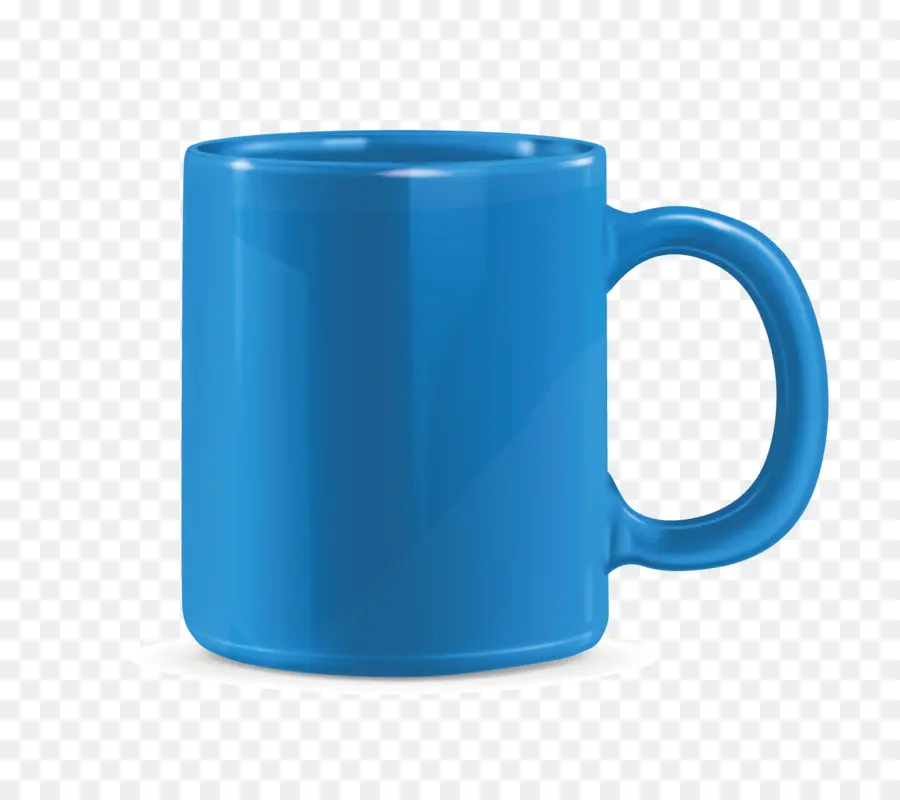 Caneca Azul，Caneca PNG