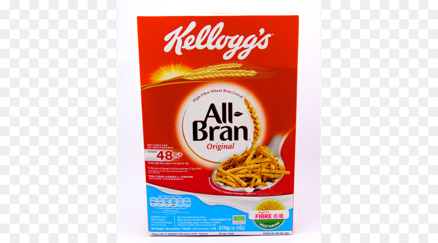 Cereais De Pequeno Almoço，A Kellogg S Allbran Completa De Trigo Flocos PNG