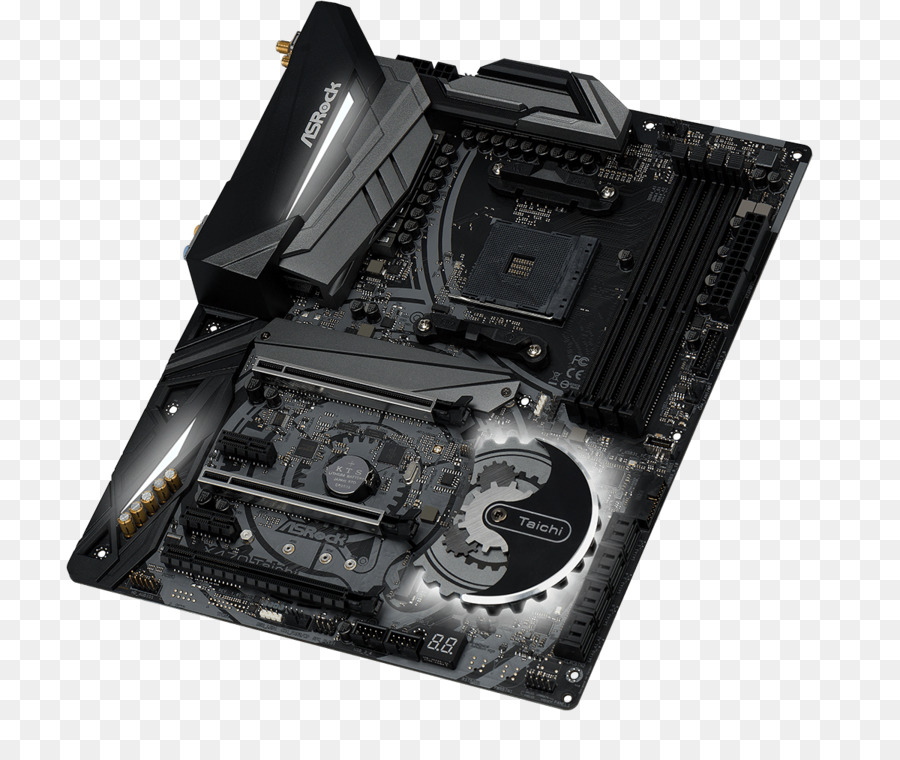 Soquete Am4，A Asrock X470 Taichi Ultimate Amd Promontório X470 Soquete Am4 Placa Mãe Atx PNG