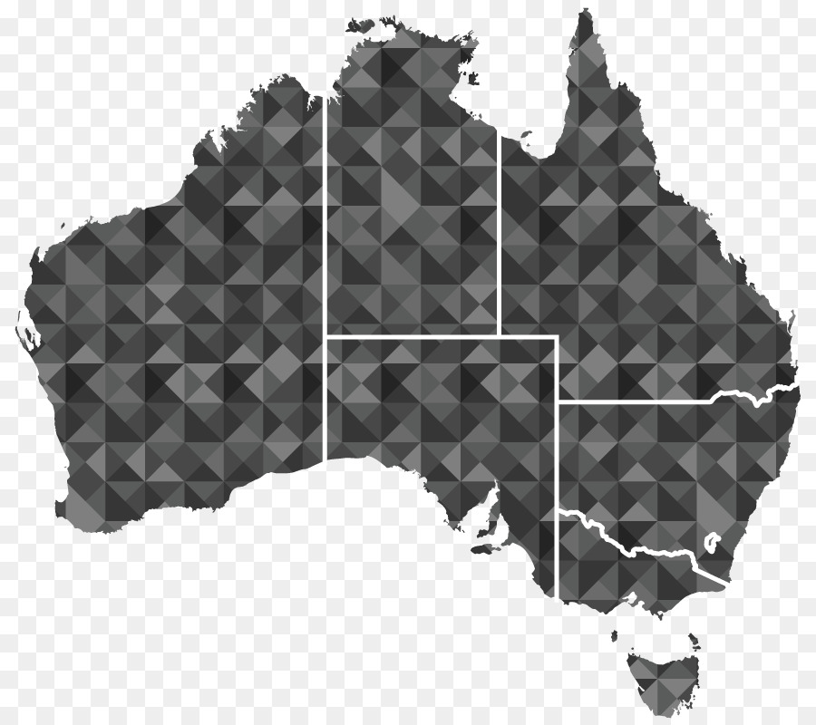 Austrália，Mapa PNG