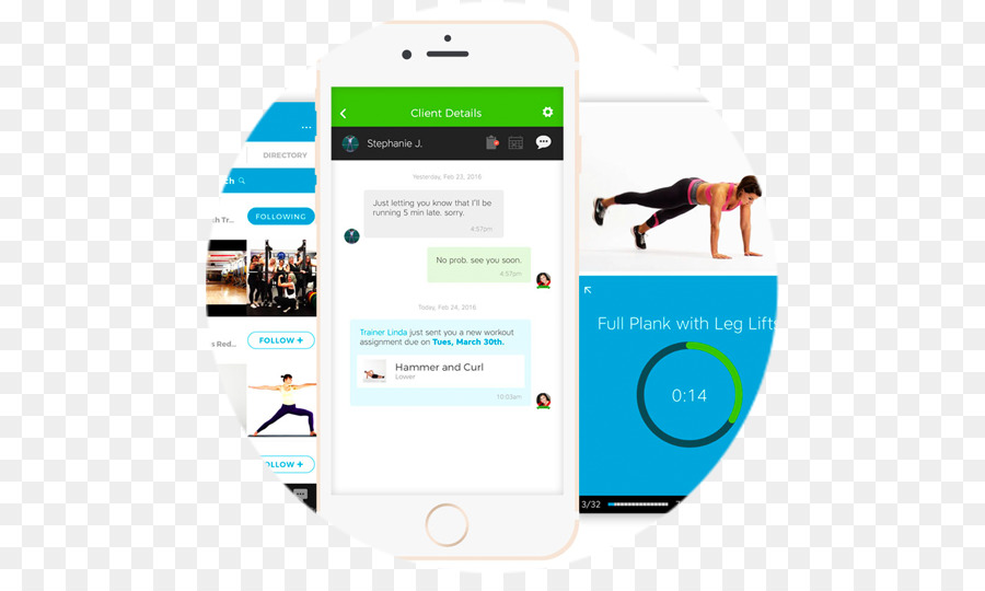 Personal Trainer，Smartphone PNG