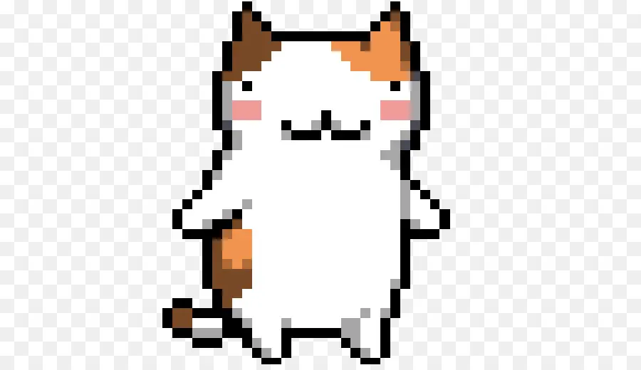 Gato Pixelado，Gato PNG