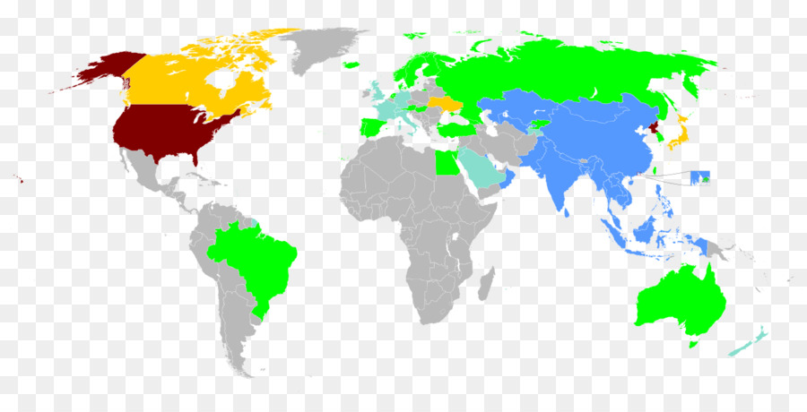 Mapa Mundial，Países PNG