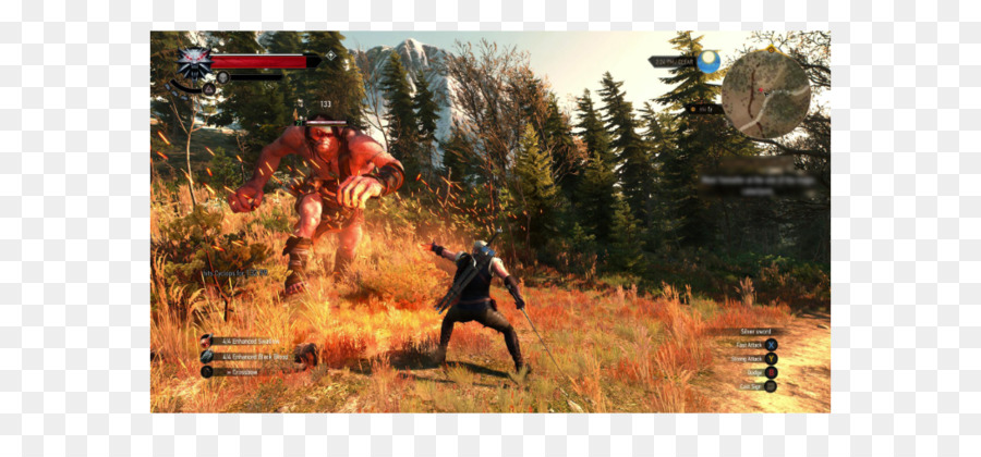 Witcher 3 Wild Hunt，Geralt De Rivia PNG