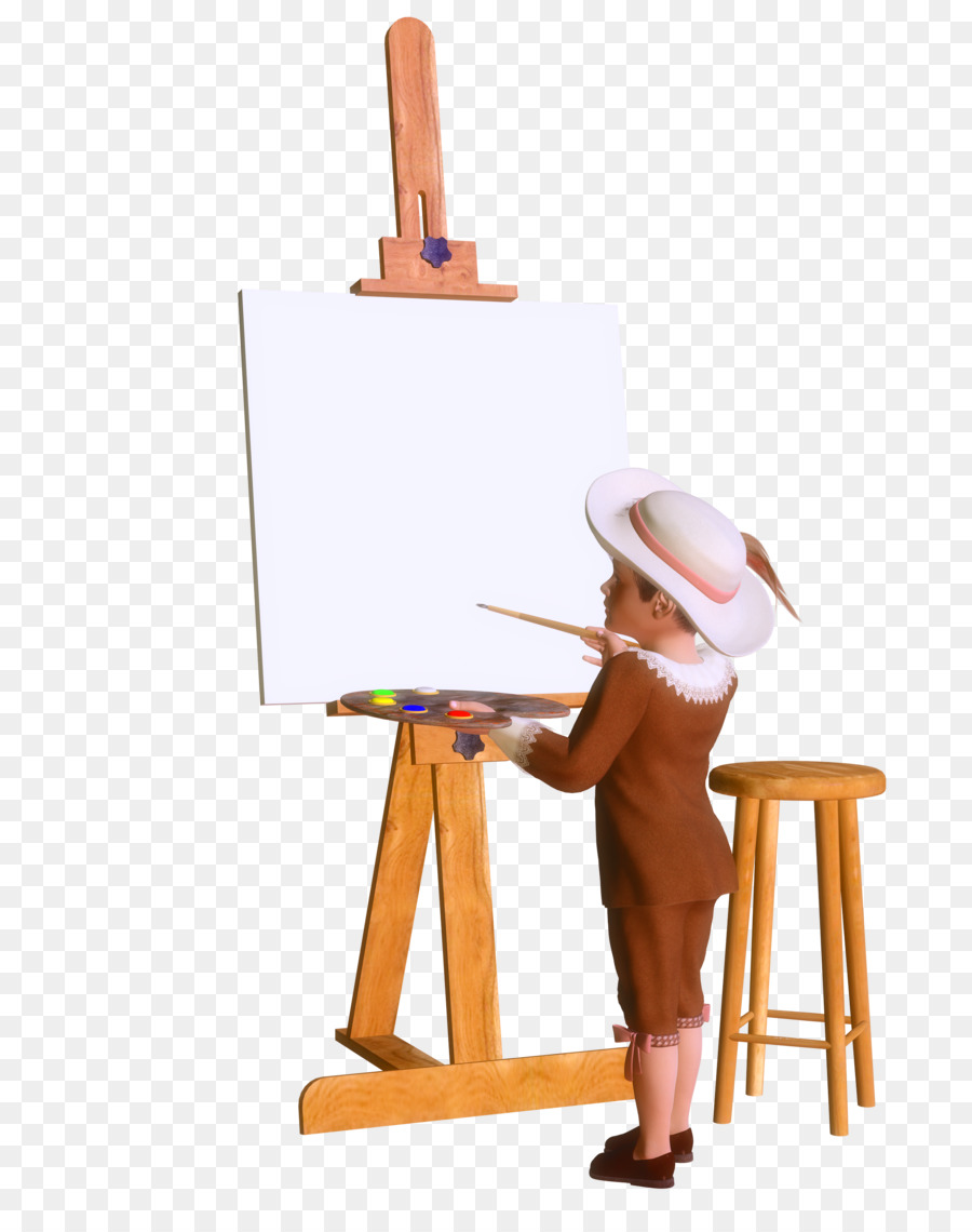 Pintor，Cavalete PNG