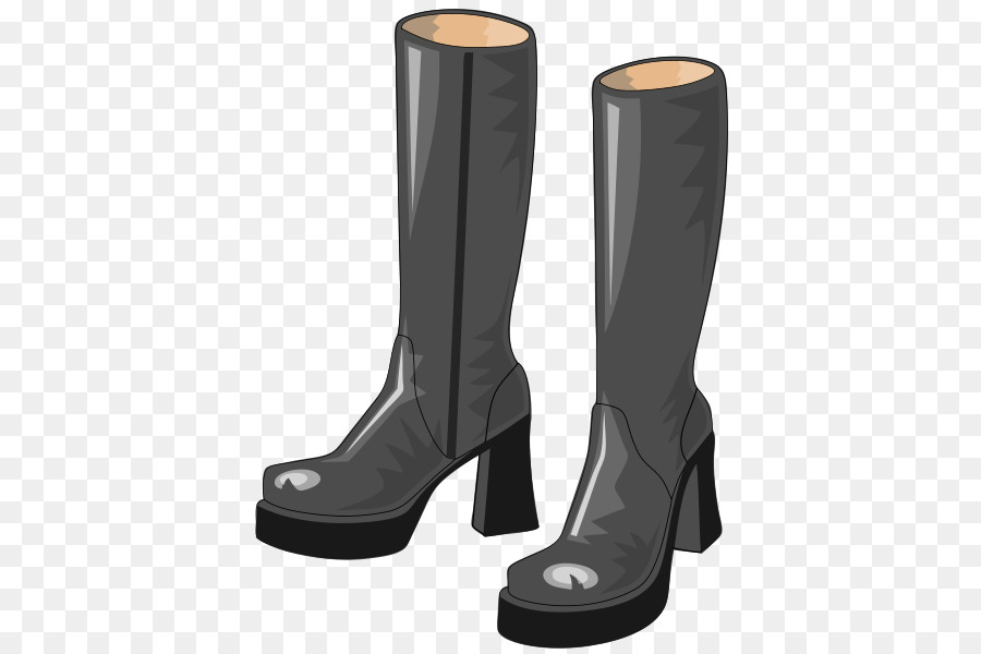 Botas Pretas，Sapato PNG