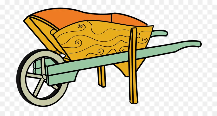 Wheelbarrow，Desenho PNG