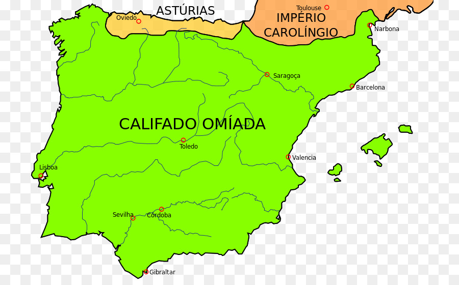 Mapa Califato Omeya，História PNG