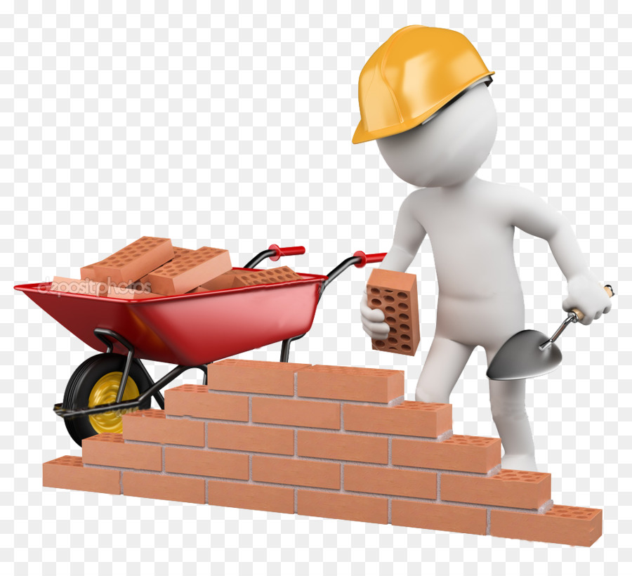 Trabalhador Da Construção Civil，Tijolos PNG