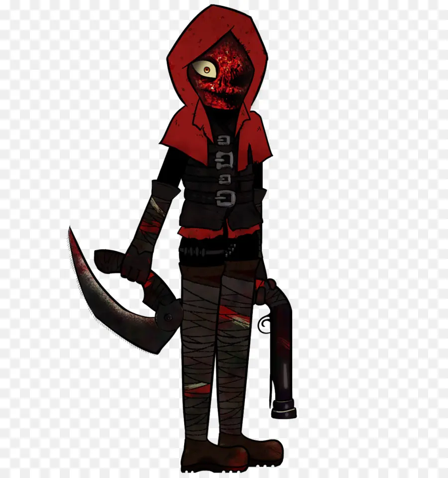 Personagem Com Capuz Vermelho，Horror PNG