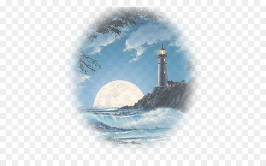 Farol E Lua，Oceano PNG