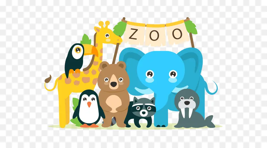 Jardim Zoológico，Cartoon PNG