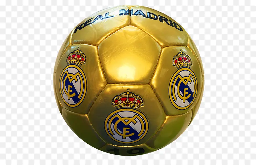 Bola De Futebol Dourada，Real Madrid PNG