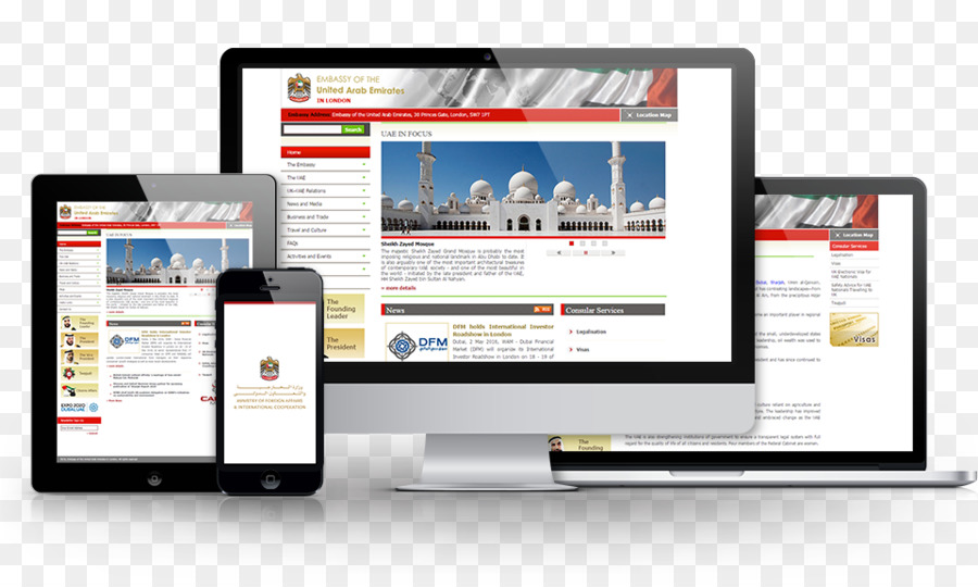 Responsive Web Design，Desenvolvimento Web PNG