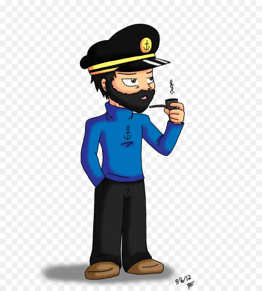 O Capitão Haddock，Cartoon PNG