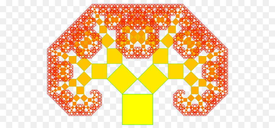 Árvore Fractal，Padrão PNG