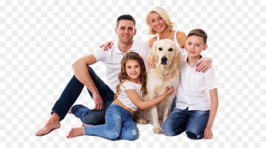 Família Com Cachorro，Pais PNG