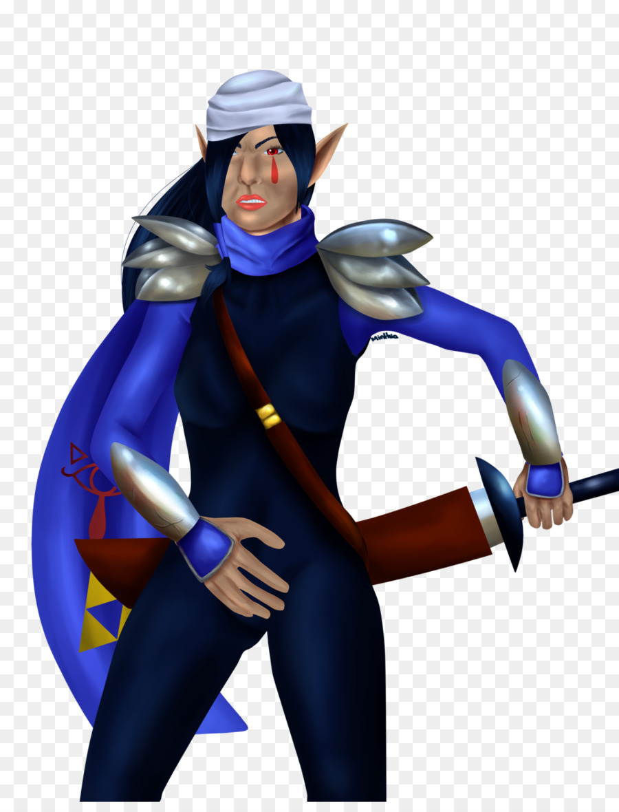 Azul Cobalto，Super Herói PNG