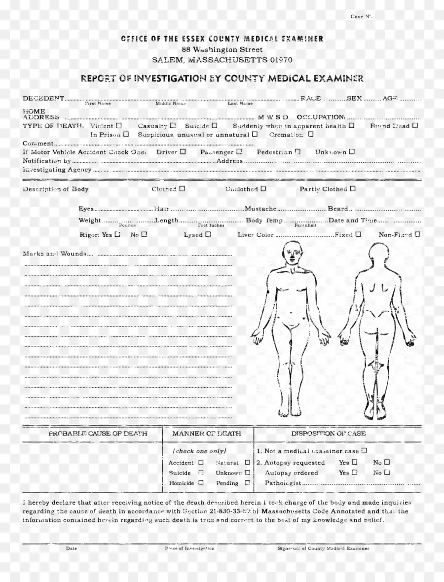 Relatório Do Médico Legista，Investigação PNG