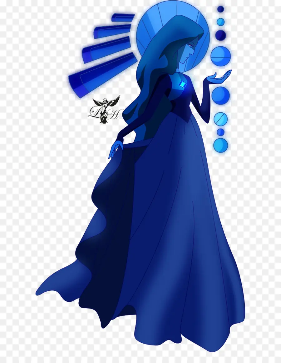 Personagem Azul，Fantasia PNG