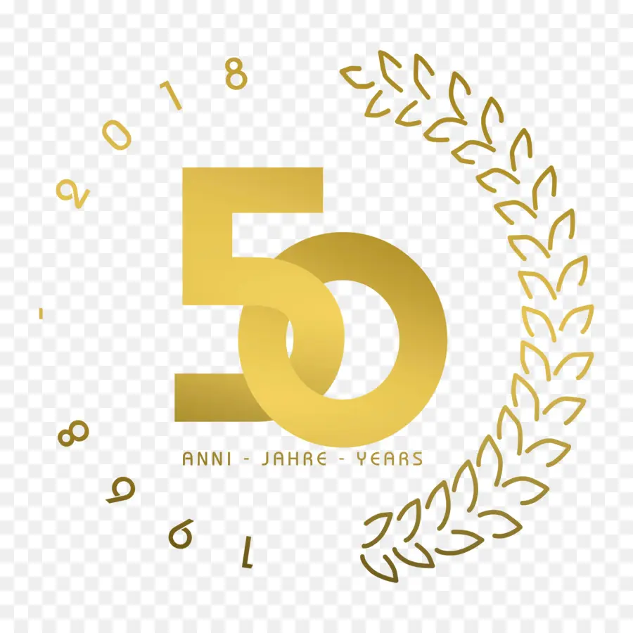 Logotipo Do 50º Aniversário，50 Anos PNG