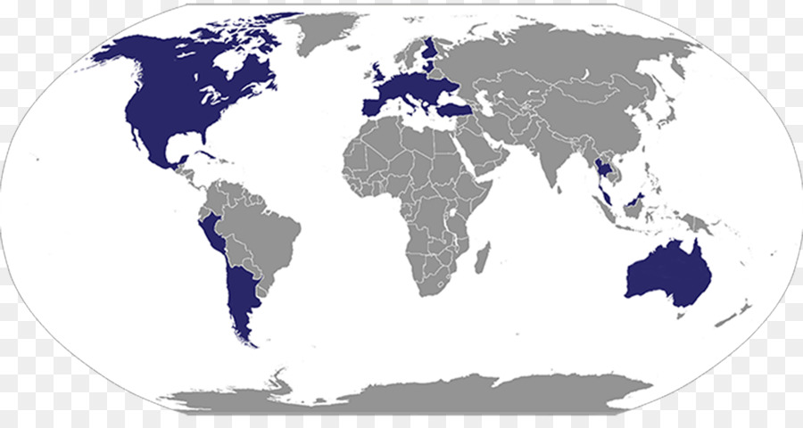 Mapa Mundial，Países PNG