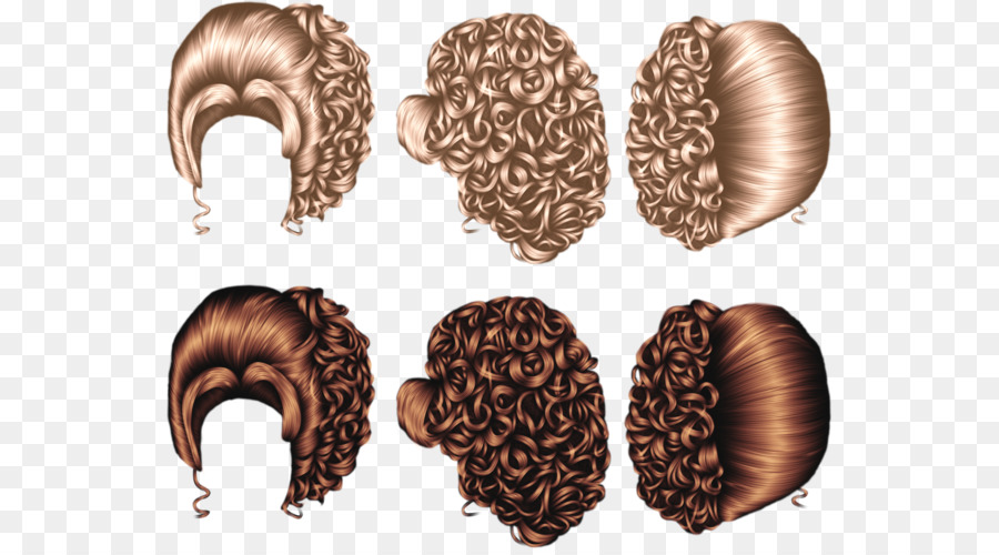 Perucas Encaracoladas，Cabelo PNG