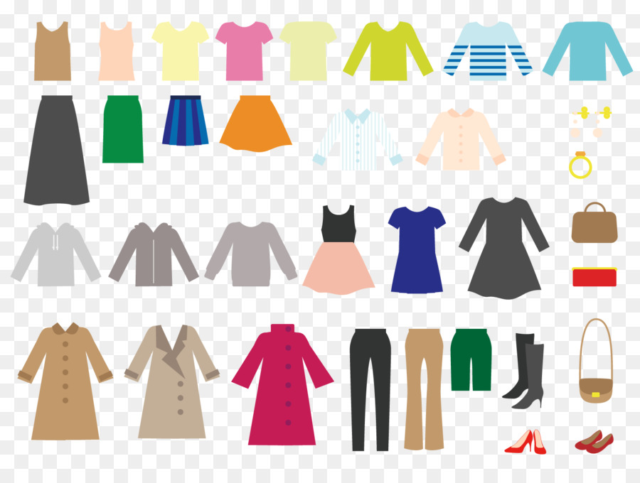 Roupas Coloridas，Roupas PNG