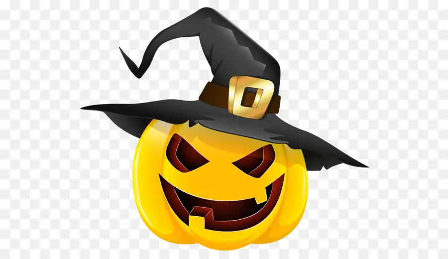 Abóbora De Halloween，Chapéu De Bruxa PNG