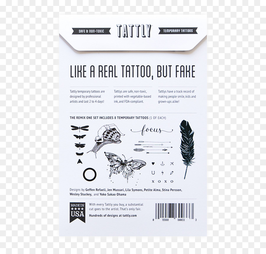 Tattly，Tatuagem PNG